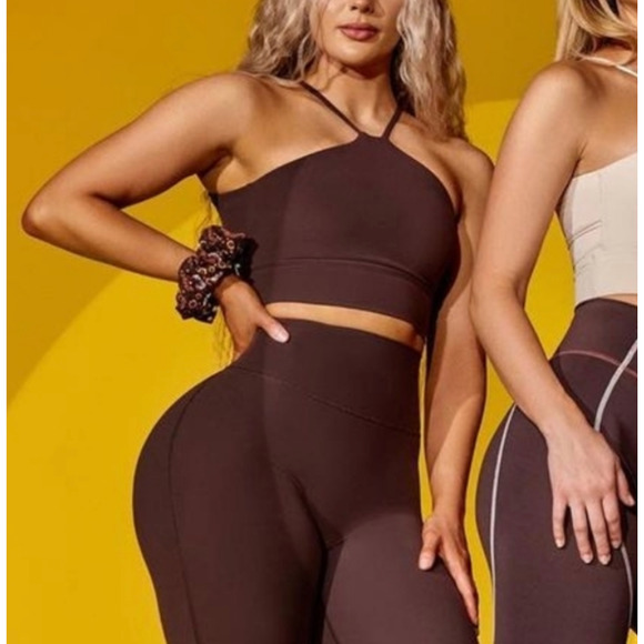 Buffbunny Collection Other - Buffbunny Journey Brown Foxy Sports Bra Womens Chocolate Brown Small